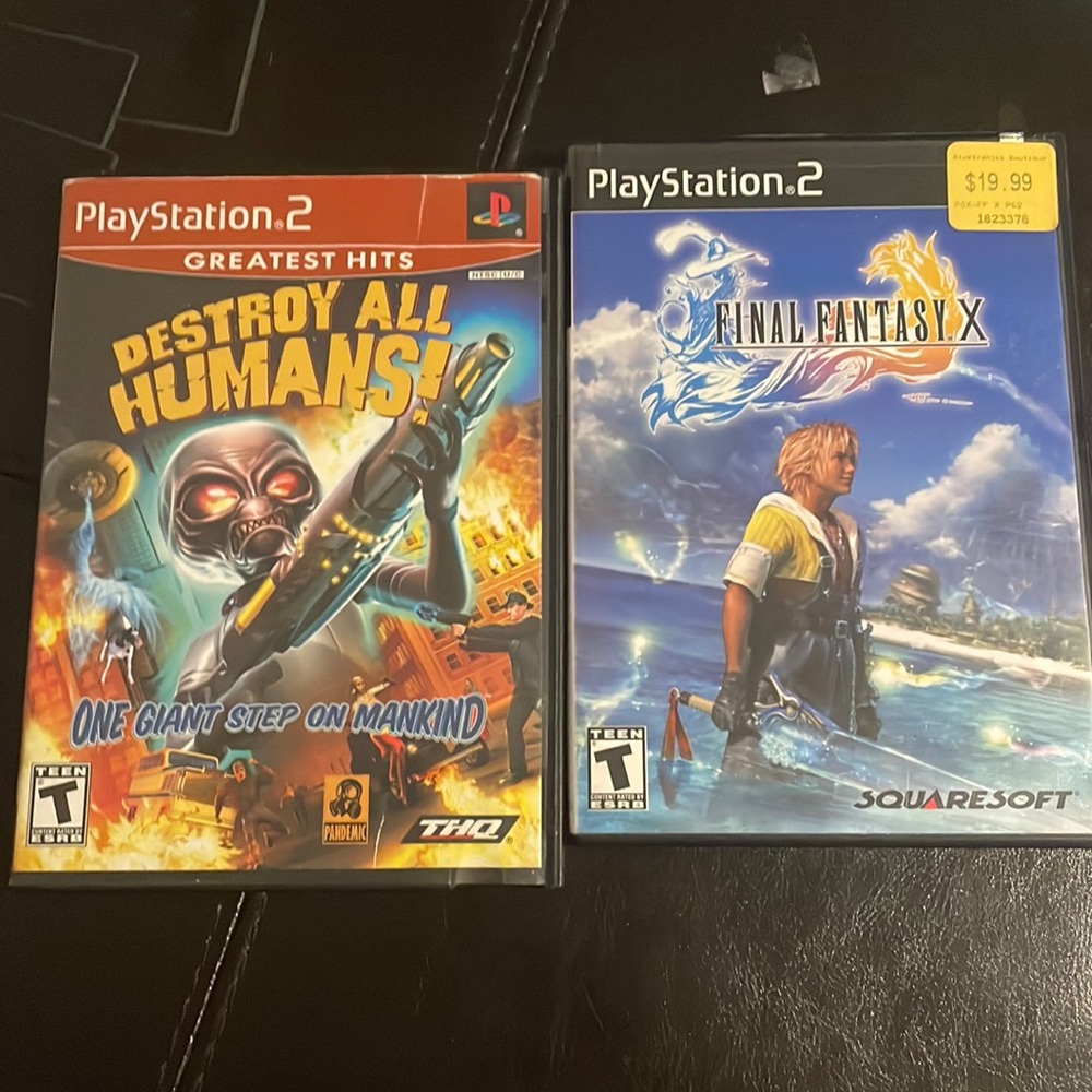 PS2 Games Destroy All Humans and Final Fantasy X Bundle - Picture 1 of 3